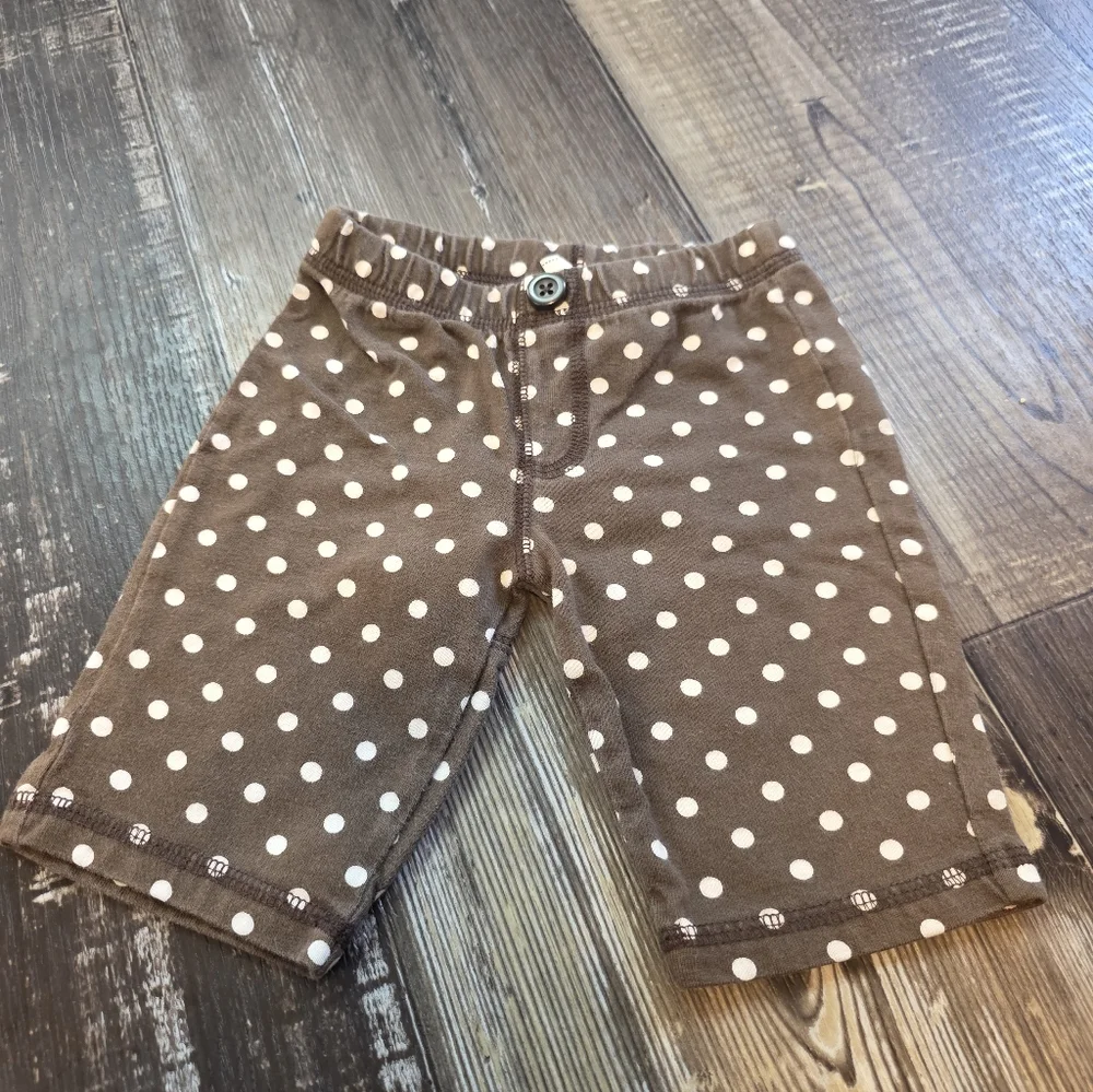 Old Navy Brown Polka Dot Kids Shorts